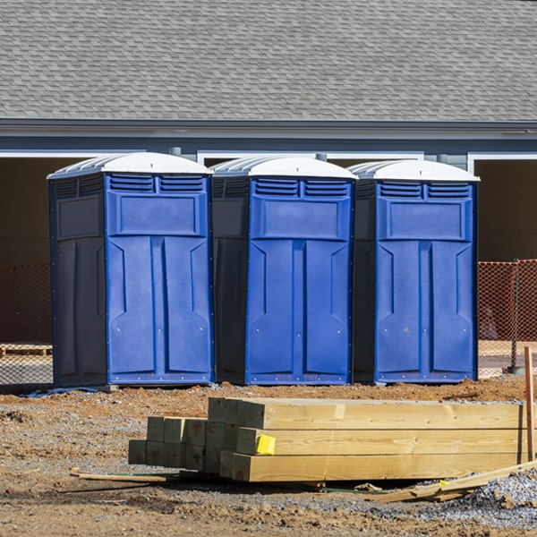 can i customize the exterior of the portable toilets with my event logo or branding in Humboldt Iowa